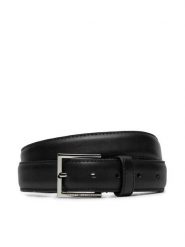 Tommy Hilfiger Pasek Męski Hudson 3.0 Leather AM0AM13335 Czarny. Czarne paski męskie Tommy Hilfiger, ze skóry. Za 159.99 zł.
