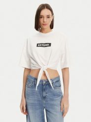 ONLY T-Shirt Serena 15343356 Biały Regular Fit. Białe t-shirty damskie ONLY, xl, bez wzorów, z bawełny, bez kołnierzyka, bez ramiączek. Za 49.99 zł.