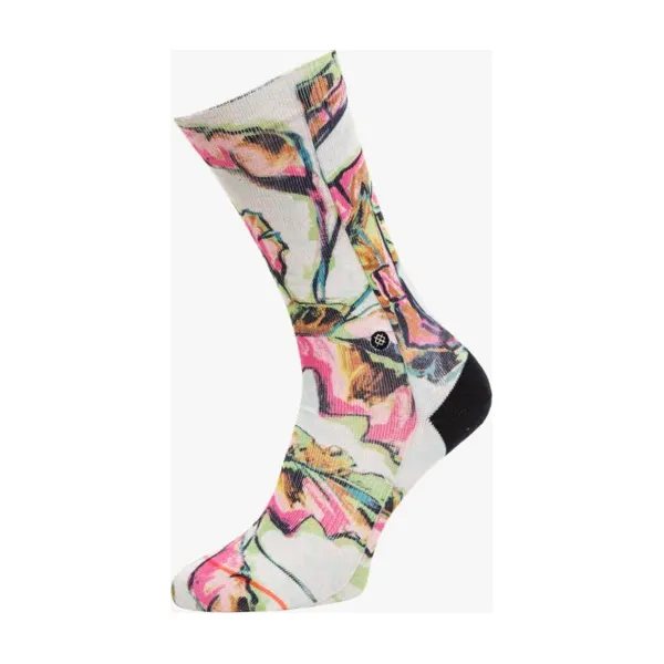 Stance Skarpety Logging Out Crew , zielony, rozmiar S. Zielone skarpetki damskie Stance, bez wzorów, z bawełny. W wyprzedaży za 39.99 zł.