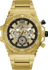 Zegarek Guess Zegarek męski Guess GW0324G2 złoty. Żółte zegarki męskie Guess, z aplikacjami, złote. Za 989.00 zł.