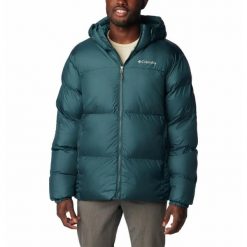Kurtka Puchowa Columbia Puffect Hooded Jacket Męska Zimowa. Niebieskie kurtki męskie Columbia, na zimę, m, bez wzorów, z puchu, casualowe, z kapturem. Za 706.00 zł.
