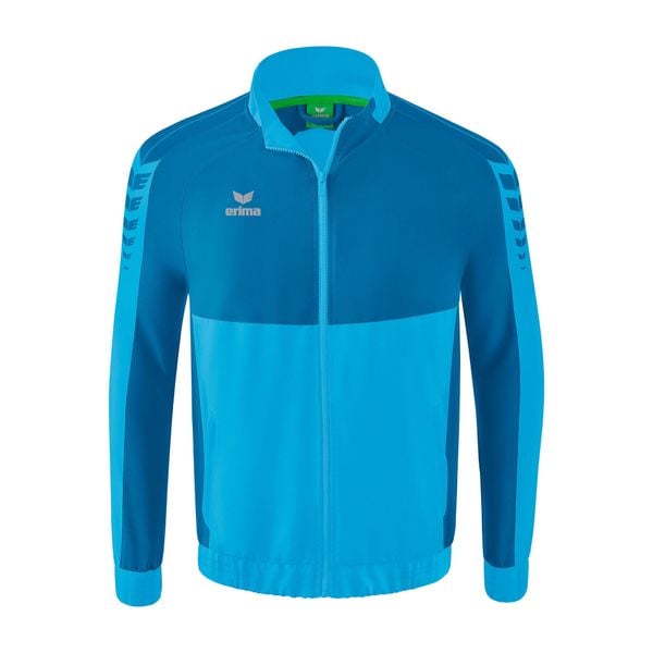 Kurtka prezentacyjna Erima Six Wings. Fioletowe kurtki męskie Erima, xl, bez wzorów, bez kaptura, do piłki ręcznej. Za 245.00 zł.