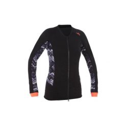 Bluza długi rękaw do aquafitness damska. Czarne bluzy damskie NABAIJI, bez wzorów, z materiału, bez ramiączek, bez kaptura. Za 89.99 zł.