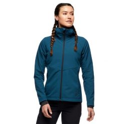 Bluza turystyczna rozpinana damska Black Diamond Element Hoody. Niebieskie bluzy damskie Black Diamond, l, bez wzorów, sportowe, bez ramiączek, bez kaptura. Za 473.99 zł.
