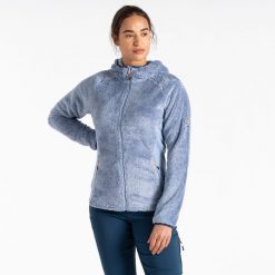 Bluza turystyczna damska Dare 2b Torrek Pro. Niebieskie bluzy damskie Dare 2B, bez wzorów, z polaru, bez ramiączek, bez kaptura. W wyprzedaży za 315.00 zł.