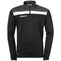 Bluza piłkarska męska Uhlsport Offense 23 1/4 zip. Białe bluzy męskie Uhlsport, m, bez wzorów, sportowe, bez ramiączek, bez kaptura. Za 190.50 zł.