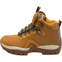 Buty męskie DC Navigator Winter. Brązowe buty zimowe męskie DC Shoes, bez wzorów, bez obcasa, bez zapięcia. Za 690.00 zł.