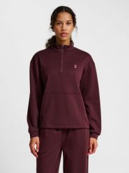 Damska bluza rozpinana do połowy Hummel Soft. Brązowe bluzy damskie Hummel, na jesień, xs, bez wzorów, z elastanu, klasyczne, bez ramiączek, bez kaptura. Za 243.00 zł.