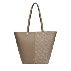 Torebka MICHAEL Michael Kors. Brązowe shopperki damskie MICHAEL Michael Kors, bez wzorów, bez dodatków. Za 1,169.00 zł.