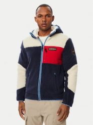 Napapijri Polar Yupik NP0A8AZX Granatowy Regular Fit. Niebieskie bluzy sportowe męskie Napapijri, m, bez wzorów, z polaru, bez kaptura. Za 919.99 zł.