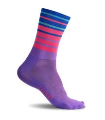 Skarpety Rowerowe dla dorosłych unisex LUXA Dynamic. Czerwone skarpetki damskie LUXA, bez wzorów, z materiału. Za 49.90 zł.