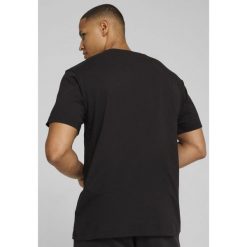 Koszulka unisex Essentials Elevated PUMA Black. Czarne koszulki sportowe damskie Puma, xs, bez wzorów, z materiału, bez ramiączek. Za 109.00 zł.