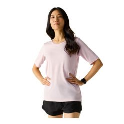 T-shirt Damski W Serek Fingal. Niebieskie t-shirty damskie Regatta, xl, bez wzorów, z materiału, bez kołnierzyka, bez ramiączek. Za 79.99 zł.