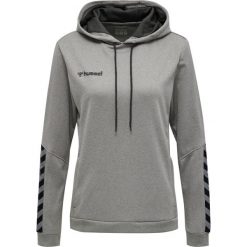Bluza damska z kapturem Hummel hmlAUTHENTIC Poly. Szare bluzy damskie Hummel, m, bez wzorów, sportowe, bez ramiączek, z kapturem. Za 209.55 zł.