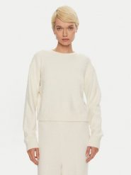 Calvin Klein Underwear Sweter 000QS7341E Écru Regular Fit. Swetry nierozpinane damskie Calvin Klein Underwear, xl, bez wzorów, z syntetyku, bez kołnierzyka, bez ramiączek. Za 159.99 zł.