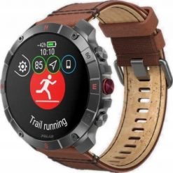 Zegarek sportowy Polar Polar Grit X2 Pro Titanium brązowy skórzany M/L. Brązowe zegarki sportowe Polar, bez wzorów, z polaru. Za 2,849.00 zł.