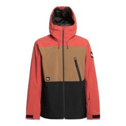 Kurtka snowboardowa męska Quiksilver Sycamore. Czerwone kurtki sportowe męskie Quiksilver, na zimę, l, bez wzorów, bez kaptura, narciarskie. W wyprzedaży za 889.50 zł.