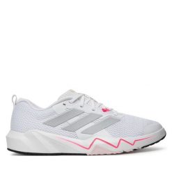 Buty do biegania adidas. Białe obuwie sportowe damskie Adidas, bez wzorów, bez zapięcia, do biegania. Za 299.99 zł.