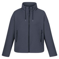 Bluza Polarowa Damska Dzianinowa Ashlynn. Niebieskie bluzy damskie Regatta, s, bez wzorów, z dzianiny, sportowe, bez ramiączek, bez kaptura. Za 200.99 zł.
