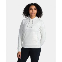 Damska bawełniana bluza z kapturem Kilpi SOHEY-W. Czerwone bluzy damskie Kilpi, l, bez wzorów, z bawełny, casualowe, bez ramiączek, z kapturem. Za 174.18 zł.