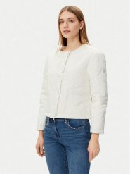 Morgan Kurtka przejściowa 251-GBOWIE Écru Regular Fit. Kurtki damskie Morgan, bez wzorów, z syntetyku, bez kaptura. Za 249.99 zł.