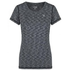 Damska koszulka sportowa LOAP Marlie, M – oddychająca, szybkoschnąca. Czarne koszulki sportowe damskie ZSPORT, m, bez wzorów, bez ramiączek. Za 186.99 zł.