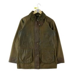 Second life - Parka męska Bedale Barbour impregnowana khaki - Stan dobry. Zielone parki męskie Barbour, l, bez wzorów, eleganckie, bez kołnierzyka, bez kaptura. Za 383.36 zł.
