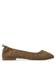 Pepe Jeans Baleriny PLS10420 Beżowy. Brązowe balerinki damskie Pepe Jeans, bez wzorów, z jeansu, bez obcasa, bez zapięcia. Za 349.99 zł.