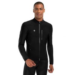 Kurtka rowerowa softshell męska J3 Seymour. Czarne kurtki męskie SIROKO, l, bez wzorów, z softshellu, bez kaptura. Za 639.15 zł.