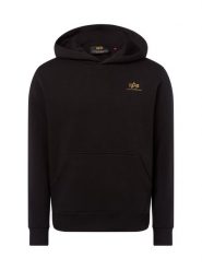 Alpha Industries sweter z kapturem Mężczyźni Materiał dresowy czarny, XL. Czarne swetry męskie Alpha Industries, m, z aplikacjami, z dresówki, eleganckie, bez kołnierzyka, bez ramiączek. Za 299.95 zł.