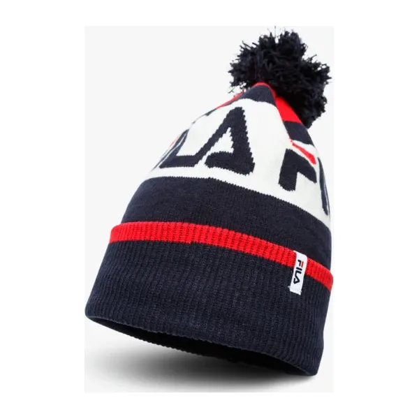 Fila Czapka Intarsia Knitted Beanie , granatowy, rozmiar ONE SIZE. Niebieskie czapki damskie Fila, bez wzorów, z bawełny. Za 179.99 zł.