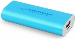 Powerbank Esperanza Hadron 4400mAh Niebieski. Niebieskie powerbanki Esperanza. Za 21.97 zł.