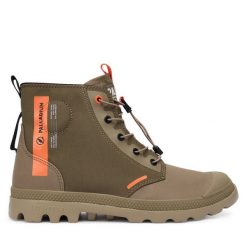 Trapery Palladium. Zielone trapery damskie Palladium, bez zapięcia. Za 499.99 zł.