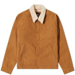 Kurtka Dickies Duck Canvas. Brązowe kurtki męskie Dickies, xl, bez wzorów, z bawełny, eleganckie, bez kaptura. Za 327.10 zł.