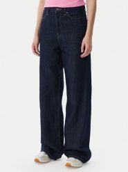 Tommy Jeans Jeansy Claire DW0DW23093 Granatowy Wide Leg. Niebieskie jeansy damskie Tommy Jeans, bez wzorów, z bawełny. Za 449.99 zł.