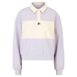 Damska bluza typu crop Fila Langogne Oversize. Fioletowe bluzy damskie Fila, l, bez wzorów, z dresówki, sportowe, bez ramiączek, bez kaptura. Za 218.33 zł.