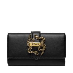Portfel Just Cavalli. Czarne portfele damskie Just Cavalli. Za 409.99 zł.