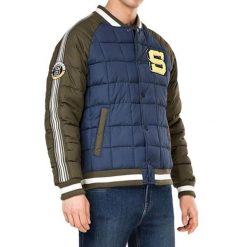 Kurtka sportowa męska Superdry Kyan Box Quilt Bomber. Niebieskie kurtki sportowe męskie Superdry, l, bez wzorów, z poliesteru, bez kaptura. Za 300.00 zł.