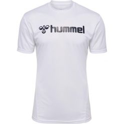 Koszulka Hummel Logo. Białe bluzki damskie Hummel, s, bez wzorów, sportowe, bez kołnierzyka, bez ramiączek. Za 124.50 zł.