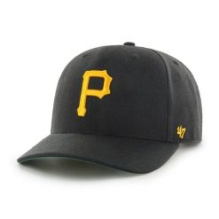 Brand `47 czapka z daszkiem Pittsburgh Pirates B-CLZOE20WBP-BKB czarny OSFM. Czarne czapki damskie 47 Brand, bez wzorów. Za 139.00 zł.
