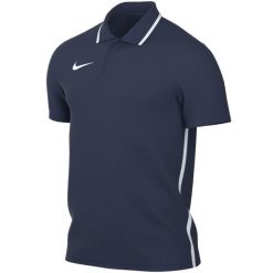 Koszulka męska Nike Dri Fit Park 26 Polo. Niebieskie koszulki sportowe męskie Nike, m, bez wzorów, z poliesteru, bez ramiączek, do piłki nożnej, dri-fit (nike). Za 89.99 zł.