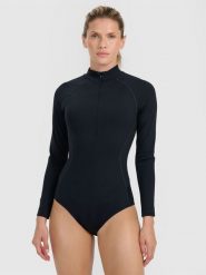 4F Bielizna termiczna body damskie - czarna XS. Czarna bielizna sportowa damska 4F, xs, bez wzorów, z polaru. W wyprzedaży za 169.99 zł.