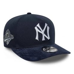 Czapka baseballowa New York Yankees 19Twenty. Niebieskie czapki damskie New Era, bez wzorów, z materiału, eleganckie. Za 214.85 zł.