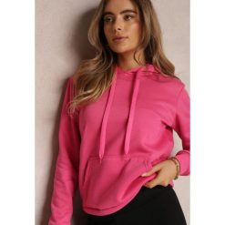 Różowa Bluza z Kapturem Corbetes. Czerwone bluzy damskie Renee, l, bez wzorów, z dresówki, casualowe, bez ramiączek, z kapturem. Za 44.99 zł.
