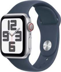 Smartwatch Apple Watch SE GPS + Cellular 40mm Silver Alu Sport M/L Niebieski (MXGG3ET/A). Niebieskie zegarki smartwatch Apple, bez wzorów. Za 1,296.51 zł.