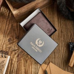 Paolo Peruzzi Portfel męski skórzany z naturalnej skóry brązowy IN-32-BR. Brązowe portfele męskie Paolo Peruzzi, bez wzorów, ze skóry. Za 76.05 zł.