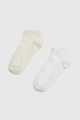 Skarpety 2-pack. Skarpetki damskie MOODO, bez wzorów, z bawełny. Za 27.99 zł.