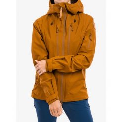 Kurtka damska Fjallraven Keb Eco-Shell Jacket. Zielone kurtki sportowe damskie Fjällräven, bez wzorów, bez ramiączek, bez kaptura, trekkingowe. Za 1,767.99 zł.