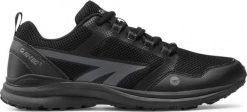 Buty trekkingowe męskie Hi-Tec Hanget czarne r. 42. Czarne trekkingi męskie Hi-tec, bez zapięcia. Za 89.46 zł.