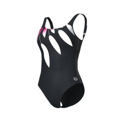 Strój kąpielowy damski jednoczęściowy modelujący na basen Arena Giuliana. Czarne stroje kąpielowe damskie ARENA, s, bez wzorów. Za 299.99 zł.